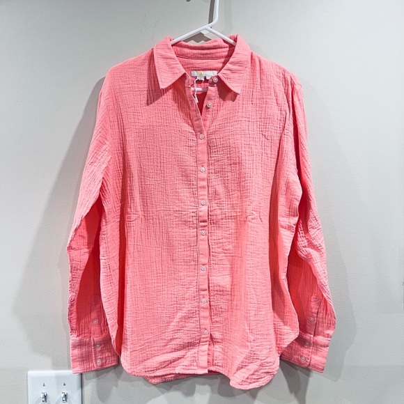 🔥Boden Pink Button-Up Shirt🔥 - Picture 1 of 6
